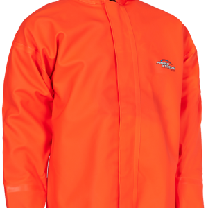 Regnjakke kraftig PVC 179806 fl. orange Str. L