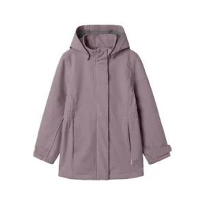 NAME IT Lang Softshell Jakke Alfa08 Elderberry