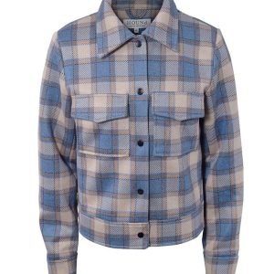 Hound Jakke – Beige m. Blå/Orange Tern
