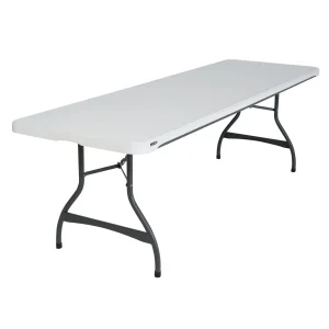 Lifetime Klapbord 245 x 76 cm med Stabelspor Hvid