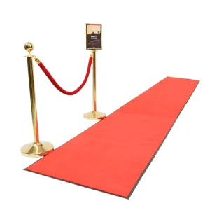 Securit® Skridsikker måtte/tæppe, 400×90 cm, rød