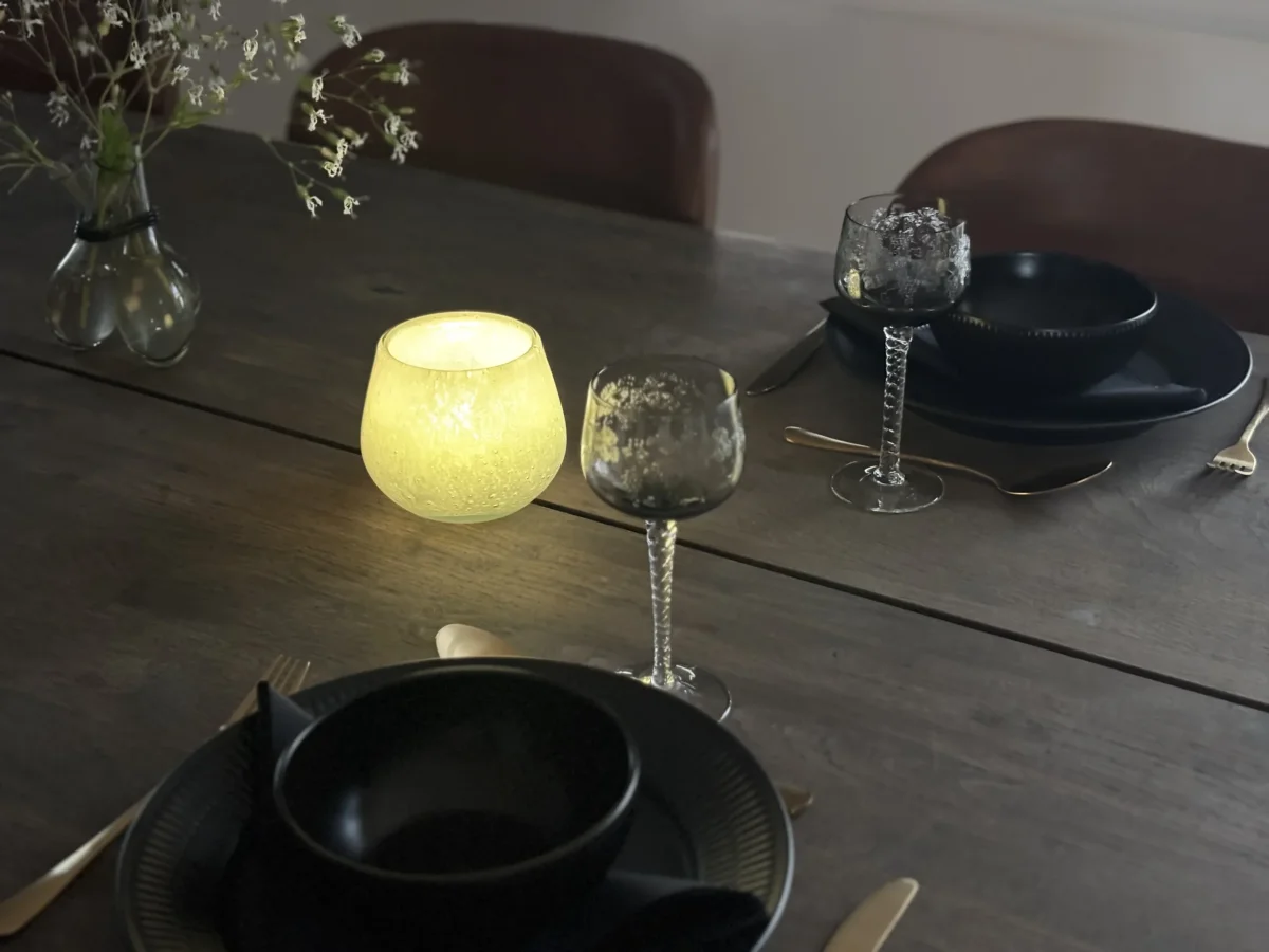Securit® Stage LUNA, mundblæst genanvendt glas, hvid - Billede 8