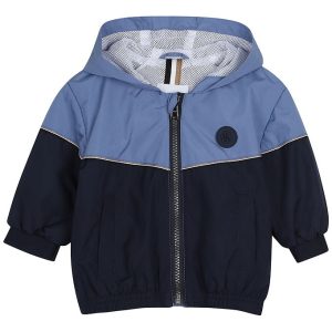 BOSS Sommerjakke – Navy/Lyseblå