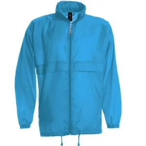 Windbreaker – letsvægtsjakke til mænd, lys blå – S