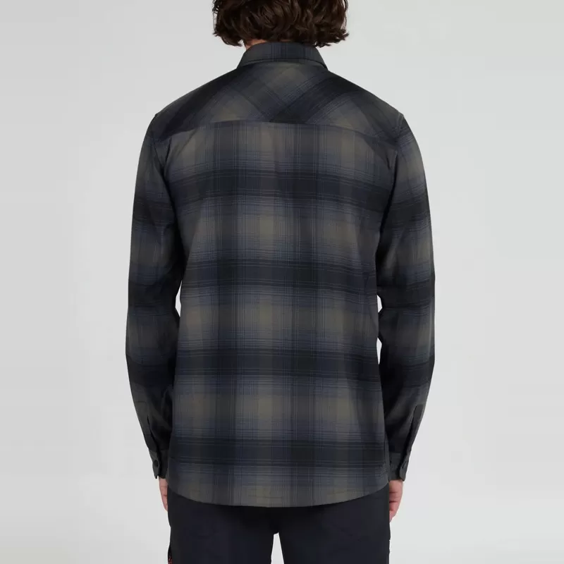 Salty Crew Fathom LS Tech Flannel Skjorte - Sort - Billede 3