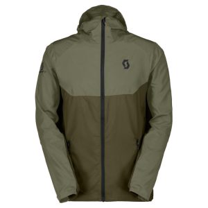 SCOTT Explorair Light Windbreaker cykeljakke hay green/fir green herre (Størrelse: Medium)