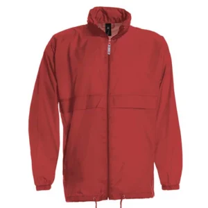 Windbreaker – letsvægtsjakke til mænd, Rød – 3XL